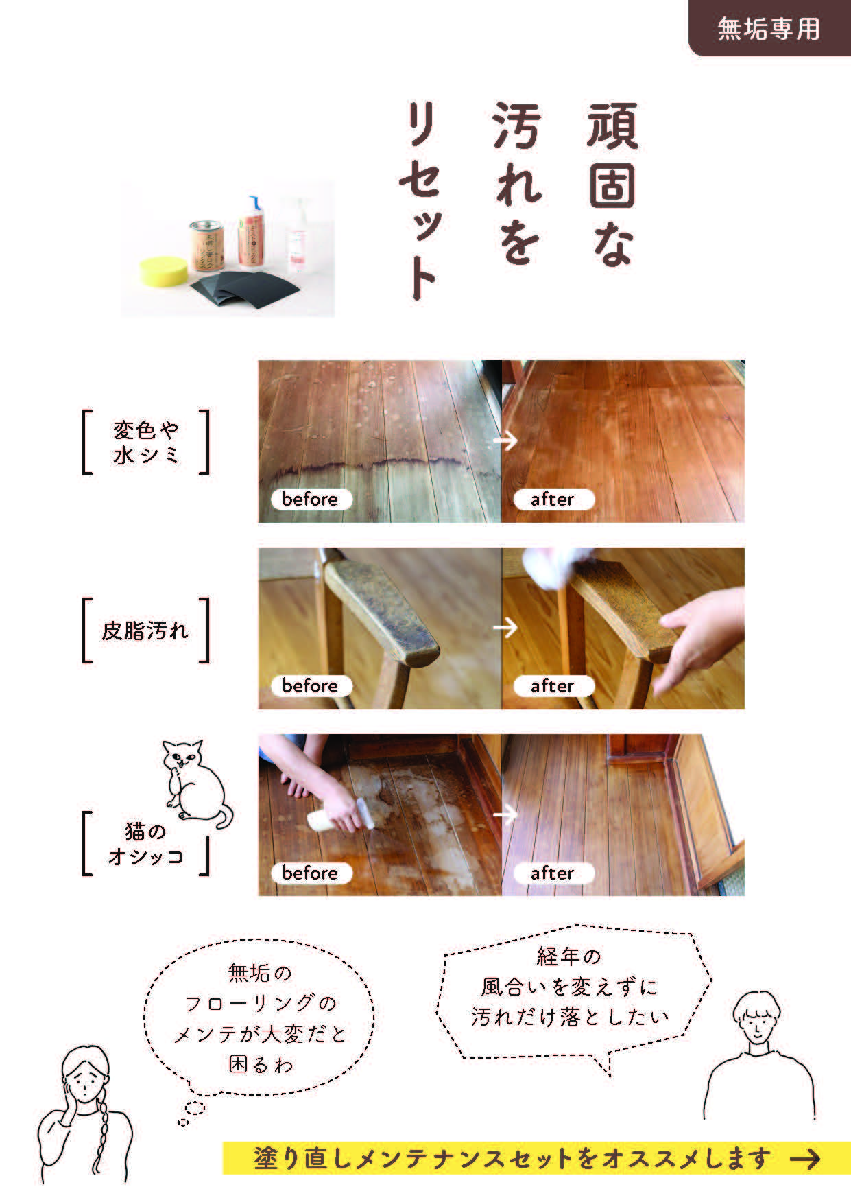 塗りなおしメンテナンス説明書